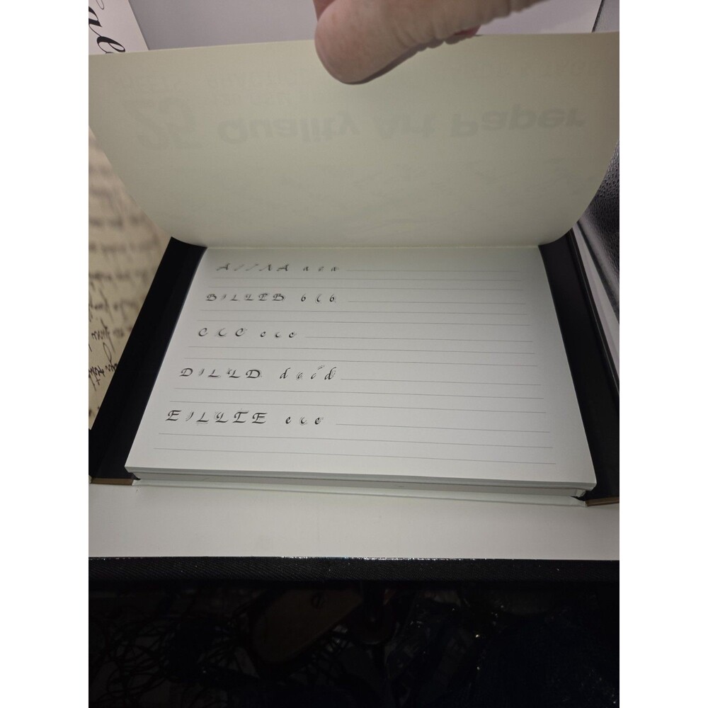 SpiceBox Masterclass Calligraphy Writing Set Instruction Guide Pens and Ink New - Picture 7 of 14